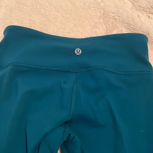 Lululemon Blue Reversible Leggings - Picture 7 of 8